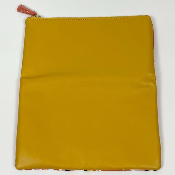 NEW Rachel Pally Reversible Foldover Clutch Zahara Goldenrod Orange Floral - Picture 5 of 10